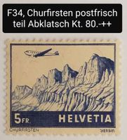 MA246) F34, Flugpostmarke Churfürsten postfrisch Kt. 80.-