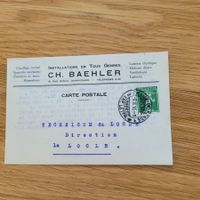 Carte Chaux De Fonds Locle 1916 CH.Baehler Tous Genre