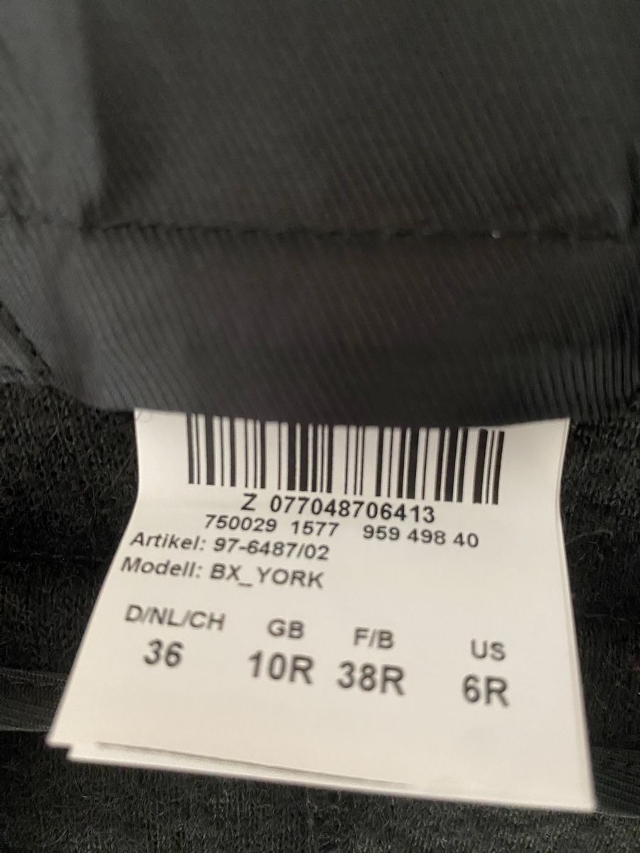 Brax Mäntel: Brax Wool Coat, Black, Leather Sleeves, Size 36 – Gebraucht aus Zollikerberg von mvm_68rc 2