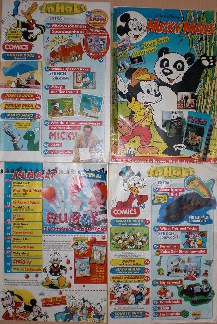 Comics: 7,5 kg - 85 Micky Maus Hefte aus 1990-2000 – Gebraucht aus Zürich von Zurich 1