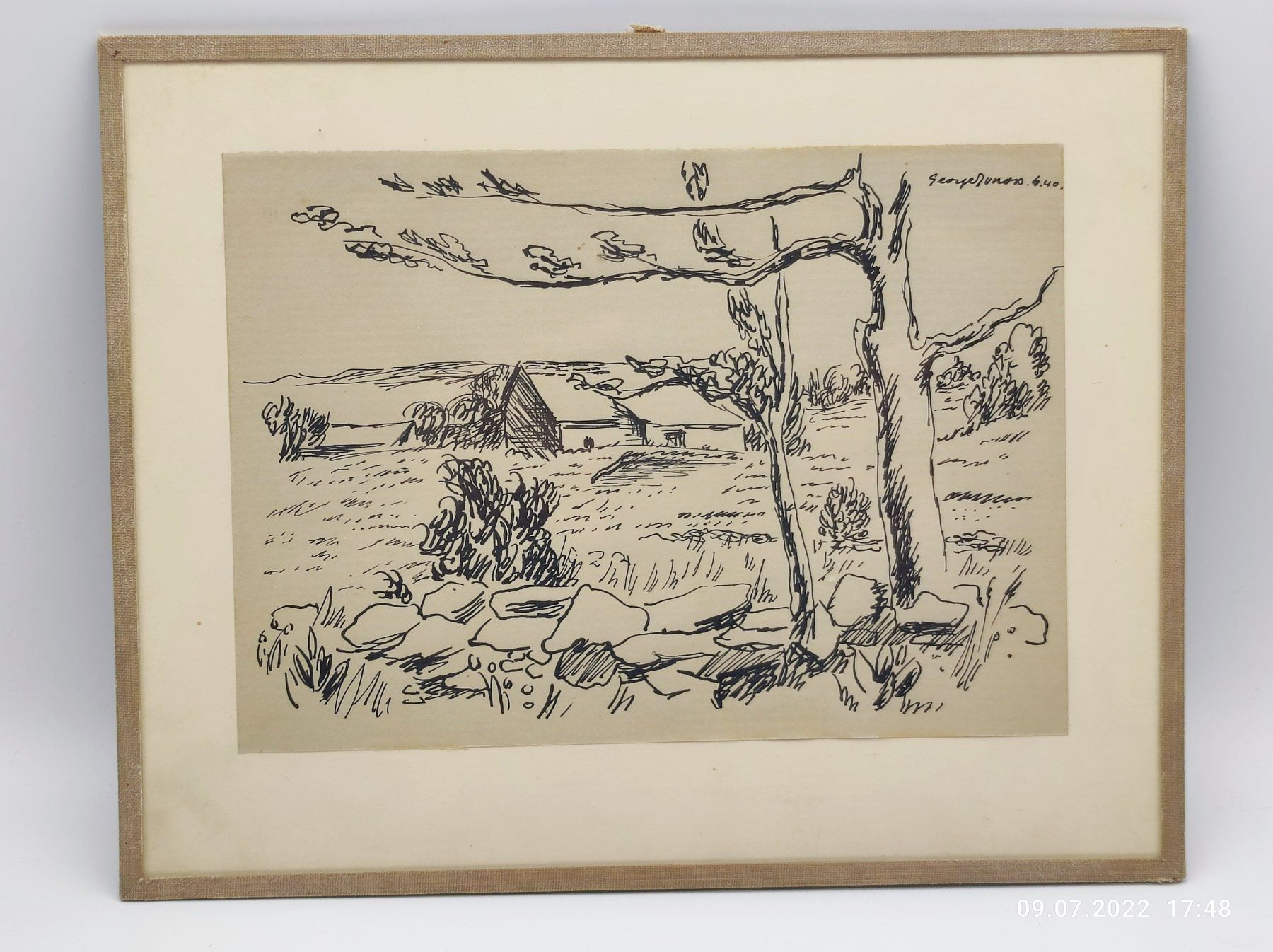 Poster & Bilder: GEORGE JUNOD - ZEICHNUNG – Gebraucht aus Goldach von Gaip 1