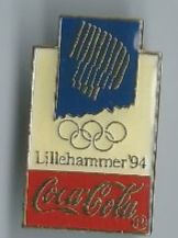 Coca-Cola Plaketten & Abzeichen: Coca-Cola Olympia Lillehammer 1994 – Gebraucht aus Zürich von t24_de