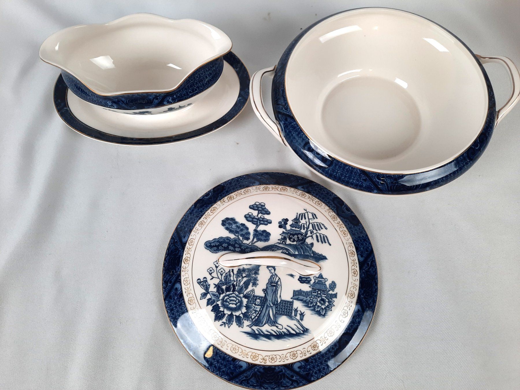 Set di piatti: DOUBLE PHOENIX NIKKO Japan, Geschirrset 48 Teilig – Usato da Beinwil am See venduto da Restwert_Beinwil 7
