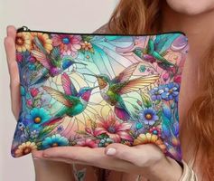 Nessesaire-Kosmetiktasche-Etui-Kulturbeutel-Kolibri