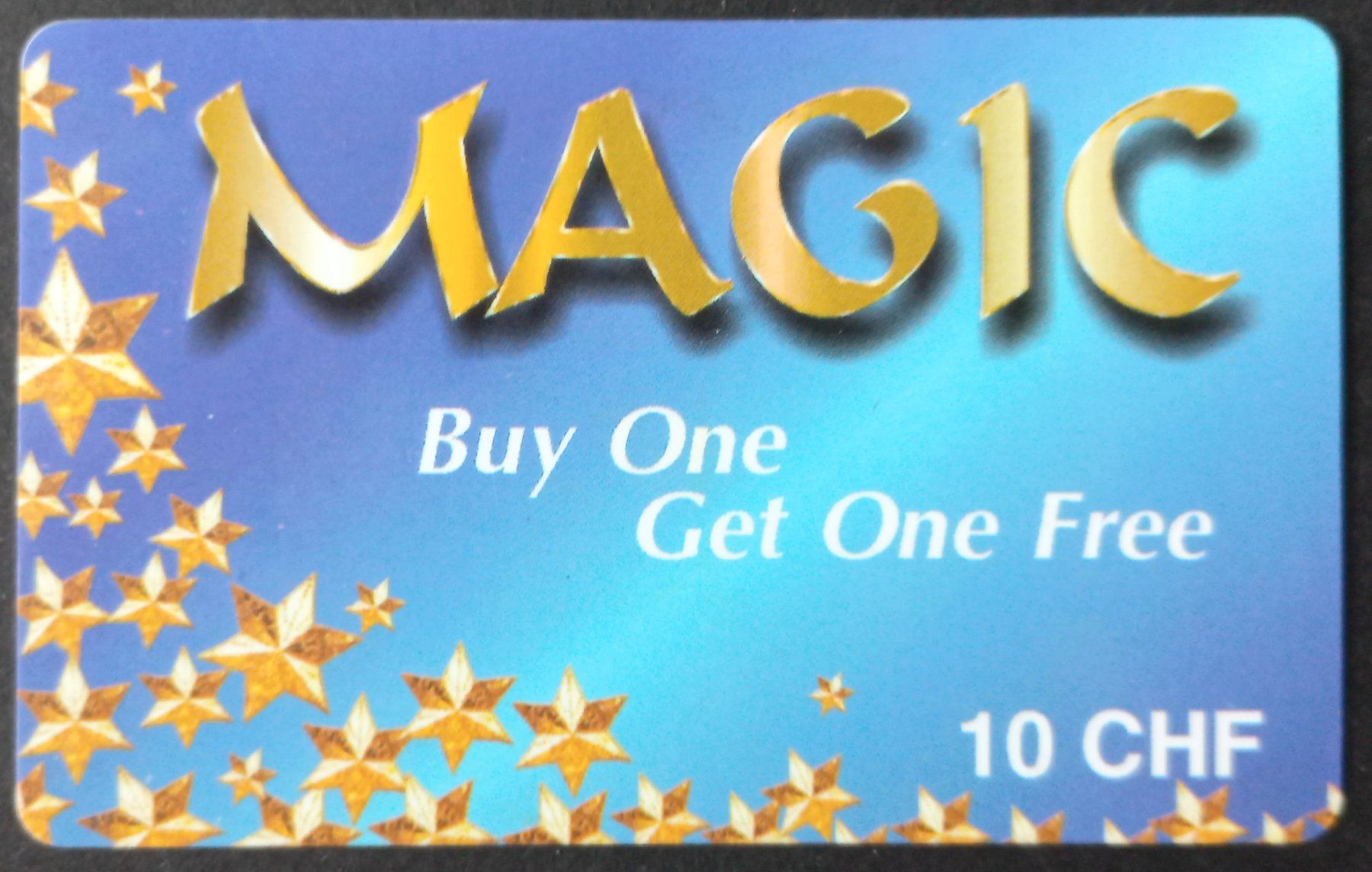 Schede telefoniche: Taxcard Phonecard - Magic - CH – Usato da Niederuzwil venduto da lubimaja
