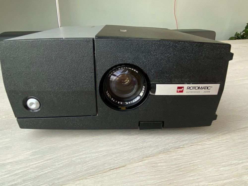 Projecteur De Diapositives Gaf 757 Zoom Rotomatic, Fonctionne