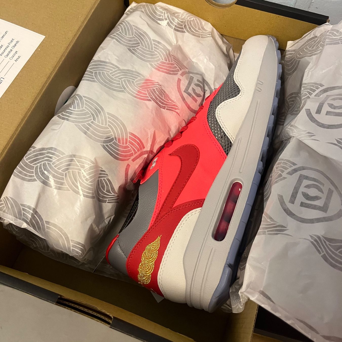 Nike Scarpe da uomo: Nike Air Max 1 Clot solar/red – Nuovo (secondo la descrizione) da Winterthur venduto da LaBodega