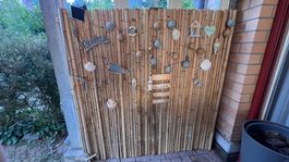 Sichtschutz für Balkon oder Garten aus Bambus
