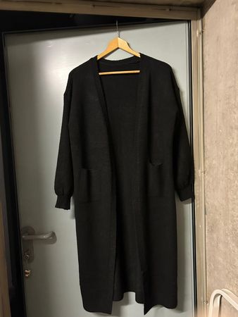 Giacchettino lungo nero TU Jeans Shop nuovo