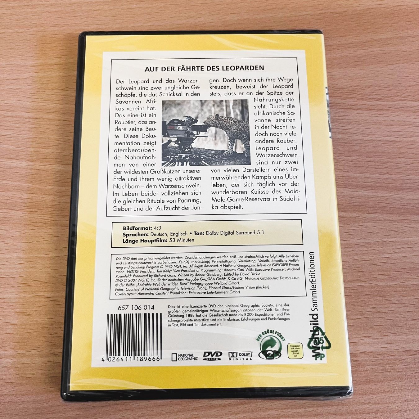 Alle DVDs: Auf der Fährte des Leoparden – Neu und originalverpackt aus Amlikon-Bissegg von allerlei-versand 1