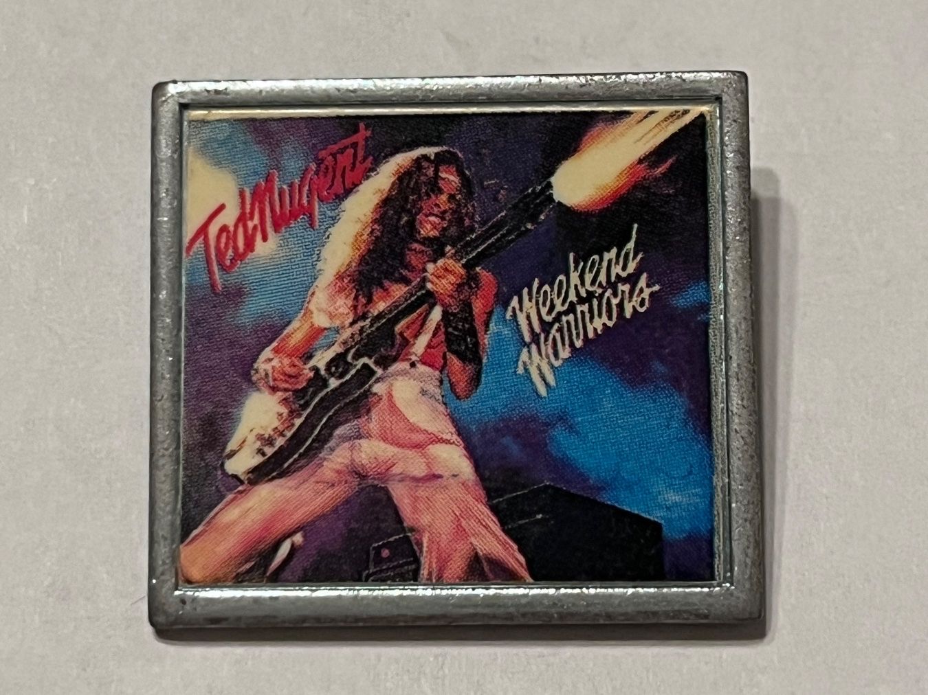 Placchette & Badge: Ted Nugent badge Vintage – Usato da Corjolens venduto da san_kyv9