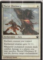 TCG Magic The Gathering MTG UK JOU 017 Mortal Obstinacy