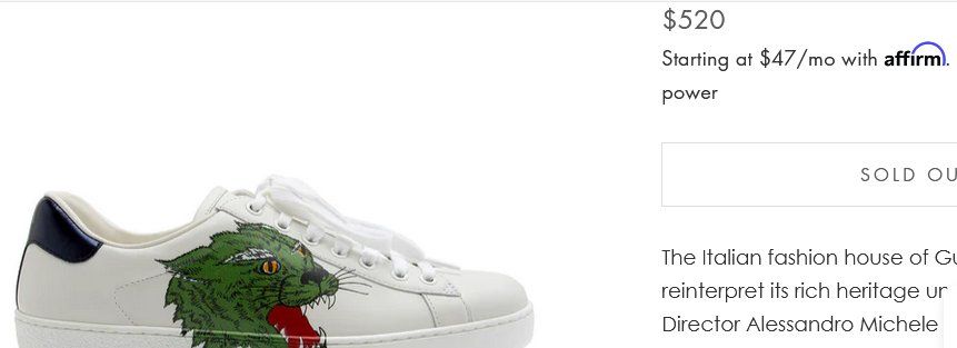 Gucci Scarpe da uomo: Sneakers Gucci 9 / 43 – Usato da Collonges venduto da Auganien 9