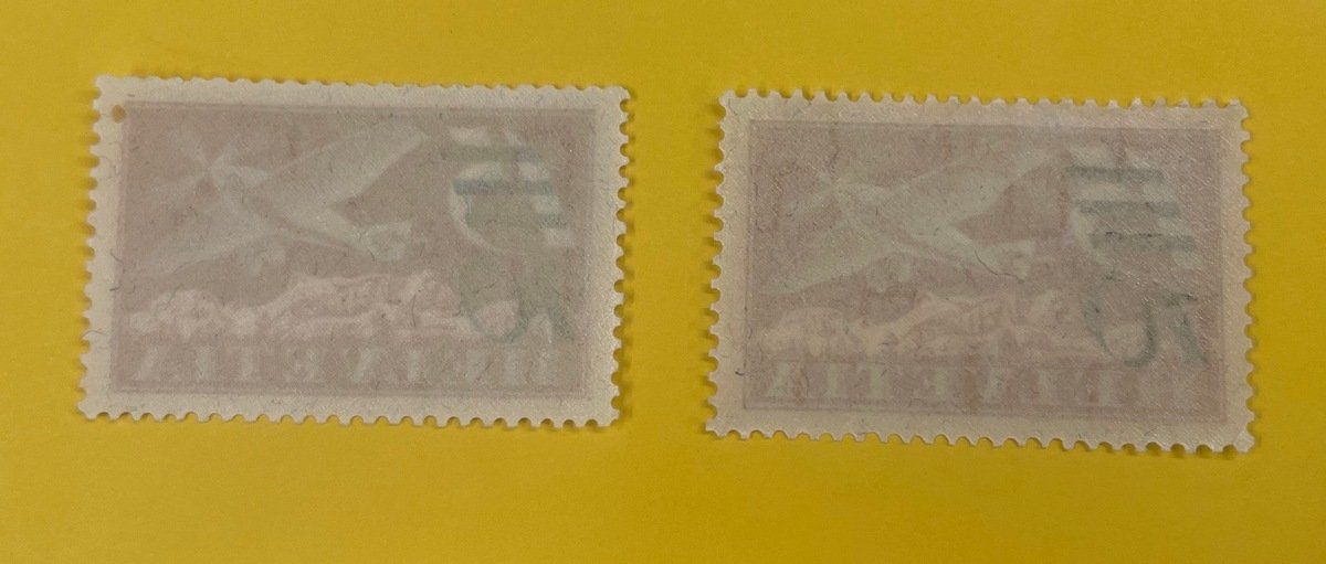 Tous les timbres: Flugpost Nr. 19 zweimal postfrisch – D'occasion à Sirnach par Melisangi 2