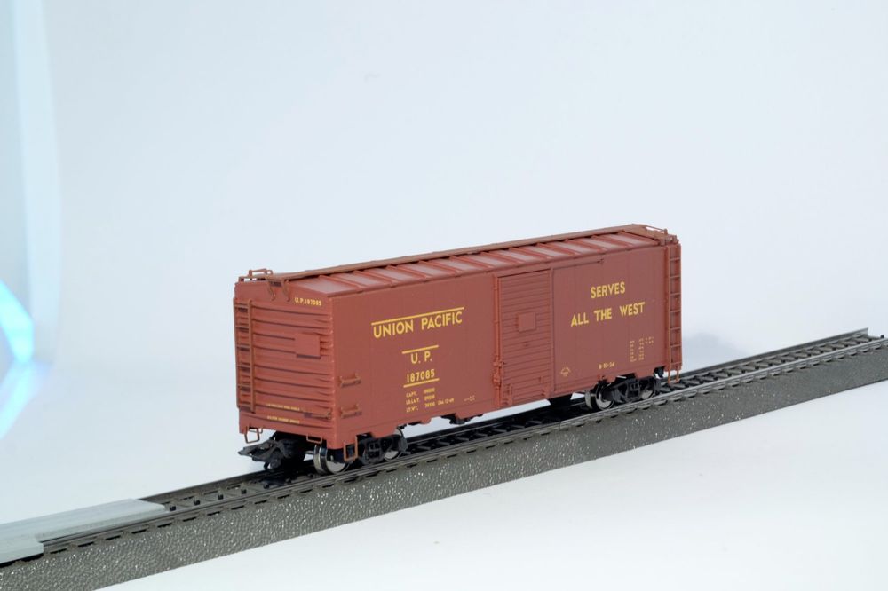 MGE25) Broadway 4136 US-Güterwagen-Set Livestock Dispatch UP, DC, H0