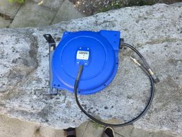 Druckluftschlauch Aufroller Arwin 10 Meter 12 Bar blau