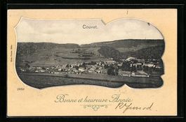 Couvet, Totalansicht aus der Vogelschau
