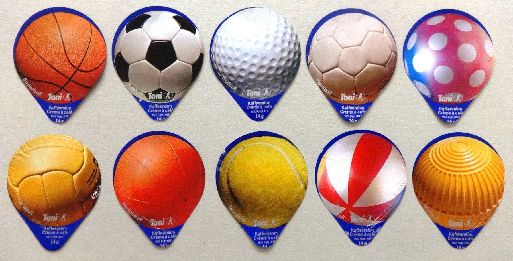 Coperchi dei cremini per caffè: Série 518 - Ballons  (10) – Usato da Fétigny venduto da cha_cz69 2