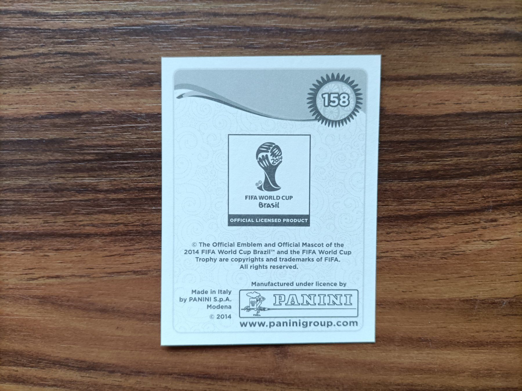 Panini Carte collezionabili: WM 2014 Nr. 158 Platinum Edition – Nuovo (secondo la descrizione) da Hittnau venduto da stamps_and_coins 1
