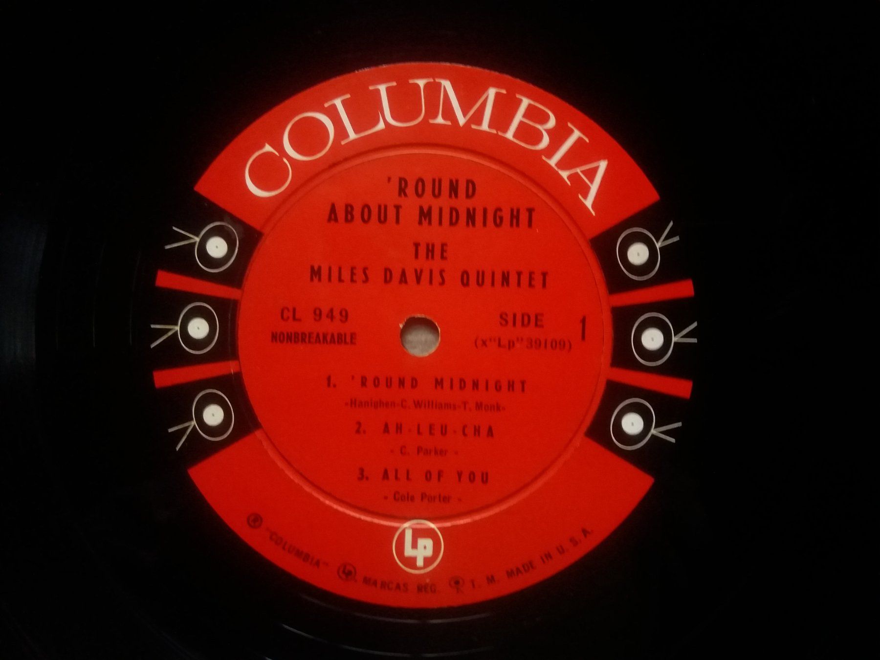 Dischi in vinile: LP (Miles Davis) Round About Midnight 1957 – Usato da Meyrin venduto da toutatis 3