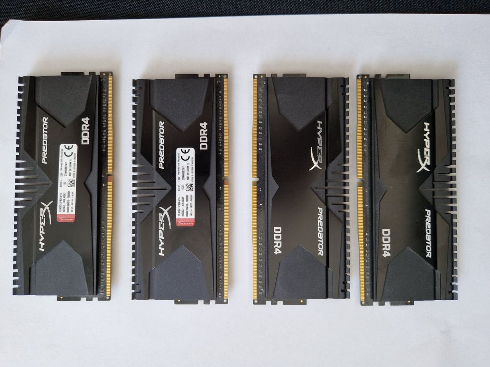 4x 4 GB Hyper x Predator Ram ddr4 | Kaufen auf Ricardo
