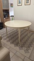 Table ronde extensible blanc bon état