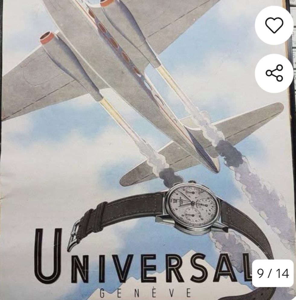 Universal Genève Orologi: Wunderschöne Universal Geneve Compax Chronograph  – Usato da Uitikon-Waldegg venduto da pkieni3 6