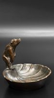 Atemberaubende Art-Déco-Bronzeskulptur eines Bären