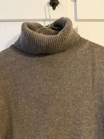 Maglione collo alto SANDRO donna taglia L lana yak cashmere 