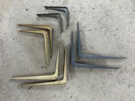 Lot 4 Paar Vintage Tablar / Regal Winkel