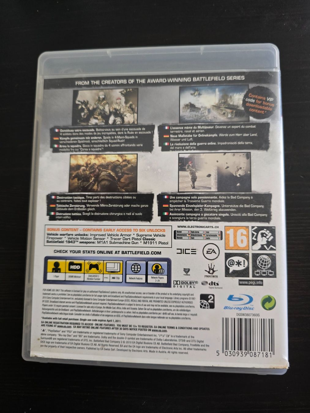 Sony Giochi: Jeu Battlefield Bad Company 2 – Usato da Tramelan venduto da Nirdan 2