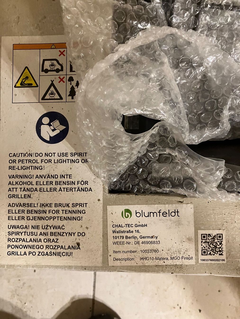 Bracieri: Feuerstelle Blumfeldt, neu – Nuovo (secondo la descrizione) da Ostermundigen venduto da bea_pjw9 1