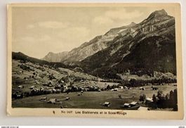 Les Diablerets - Le Scex Rouge - Carte ancienne