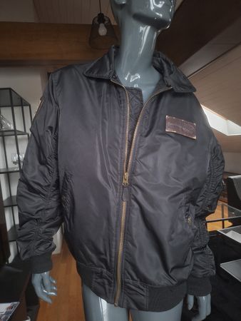 Fliegerjacke John Banana Herren schwarz Grösse M/L, oversize