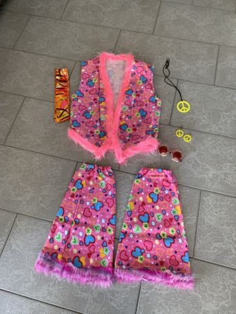 Hippie-Kostüm, Gr. M, 60er Jahre, Karneval/Fasching🥳
