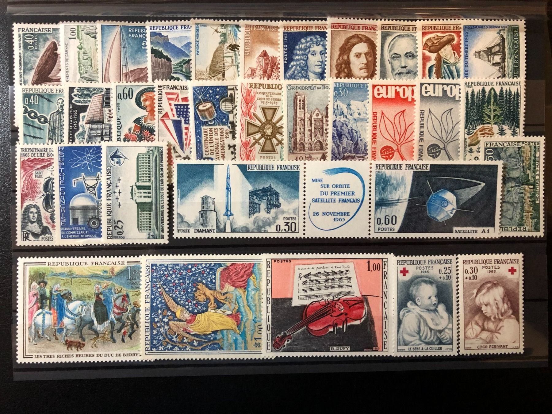 Tutti i francobolli: () Année complète 1965 neufs** – Nuovo e nell'imballaggio originale da Lausanne venduto da ffhoud
