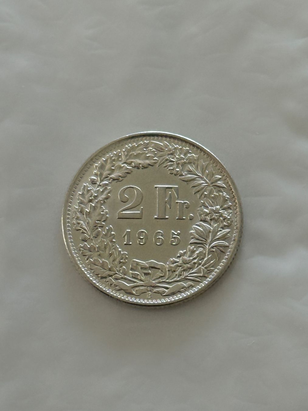 Tutti le monete: 2 Franken 1965  Unz / Stgl – Nuovo (secondo la descrizione) da Wallisellen venduto da SWISS_SILVER1 1