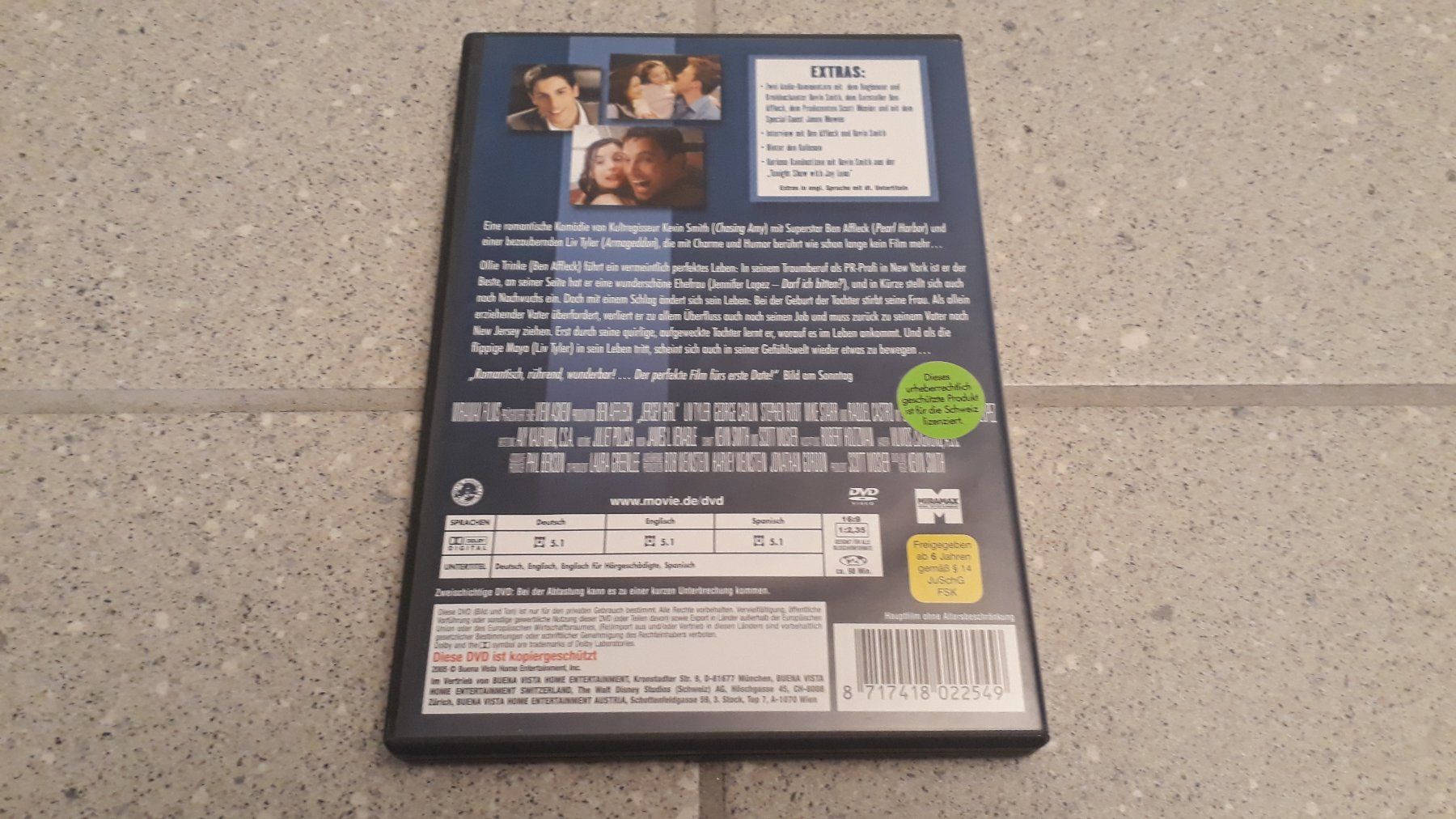 Tutti i DVDs: Jerseygirl – Usato da Stäfa venduto da Supertramp73 1