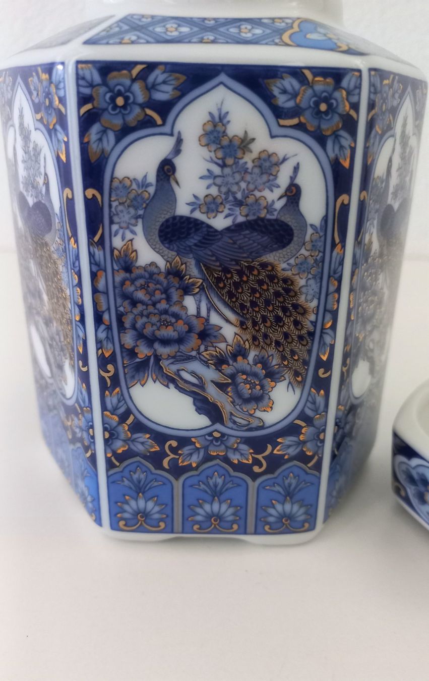 Vasi & Recipienti: Sechseckige Vorratsdose mit Deckel, Japan – Usato da Bévilard venduto da Orscha 6