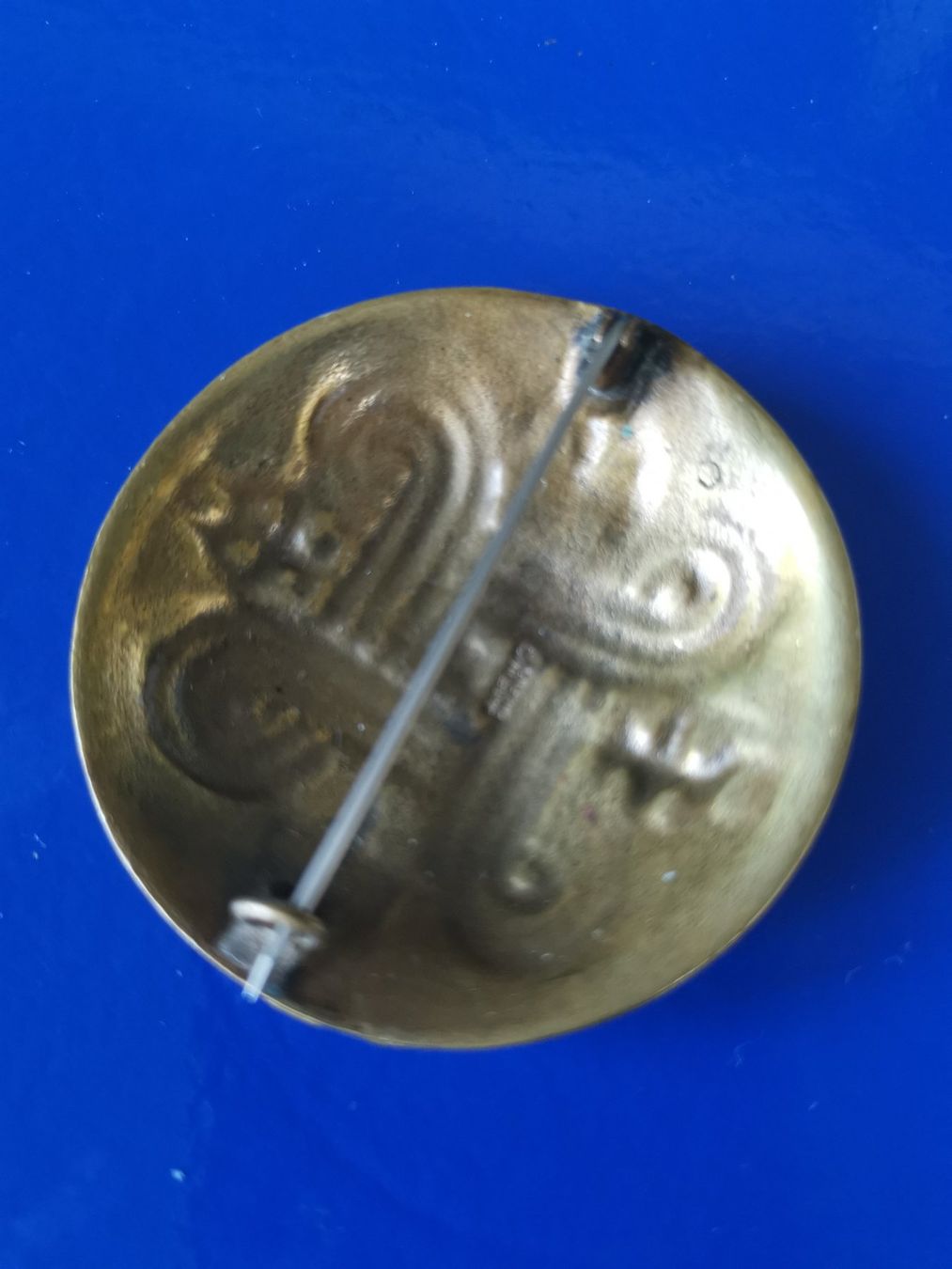 Spille & Fermagli: ANTIKE BRONZE BROSCHE M. WIKINGER MOTIV CA. 50-70ER – Usato da Allschwil venduto da Male54 4