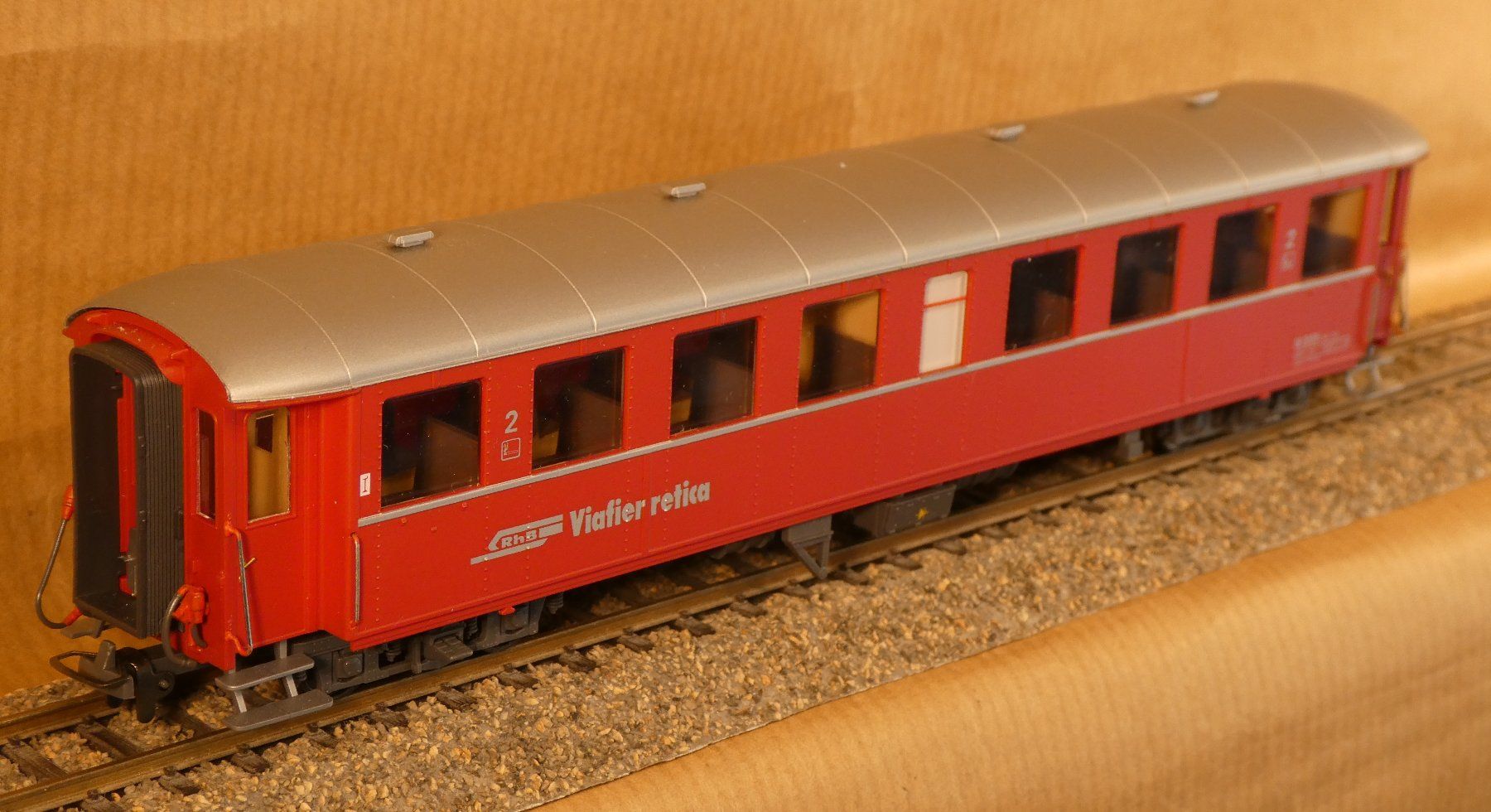 Bemo Modellini di ferrovie: Bemo RhB schwerer Stahlwagen 2.-Kl. Senkfenster – Nuovo (secondo la descrizione) da Muri b. Bern venduto da Malagueno 5