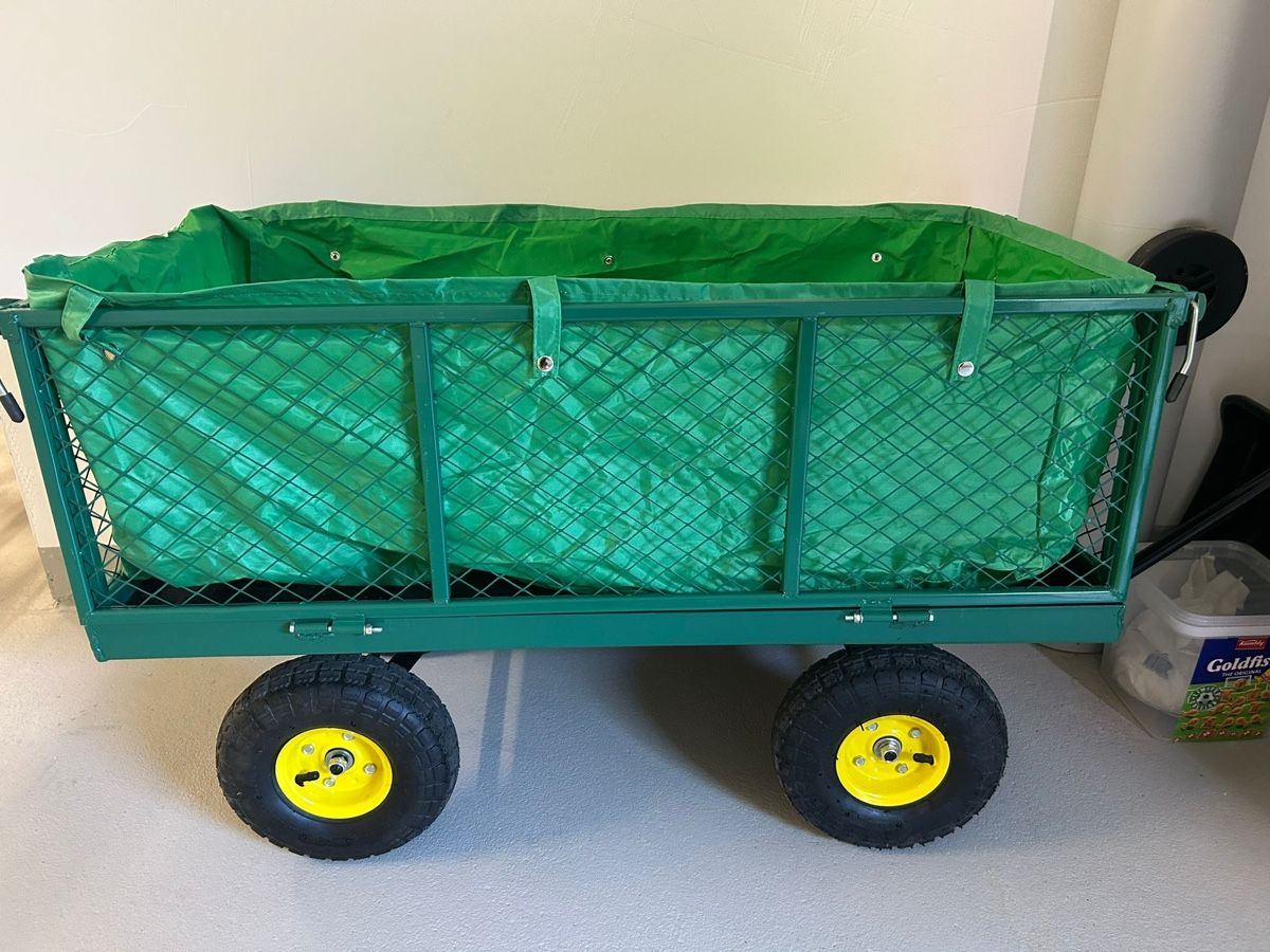Veicoli per bambini: Bollerwagen grün mit Plane – Nuovo (secondo la descrizione) da Root venduto da chugelrund 4