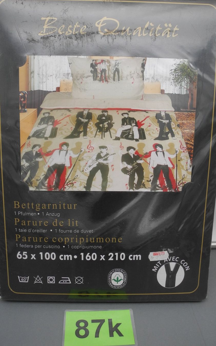 Bettwäsche: Kinder Bettgarnitur 160 x 210 cm, Nr. 87k – Neu und originalverpackt aus Kottwil von Crazyrolf