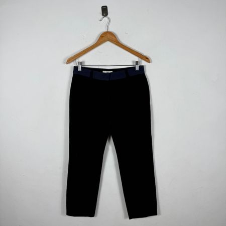 Pantalon Tailleur Prada Noir et Bleu Marine - XS #P6