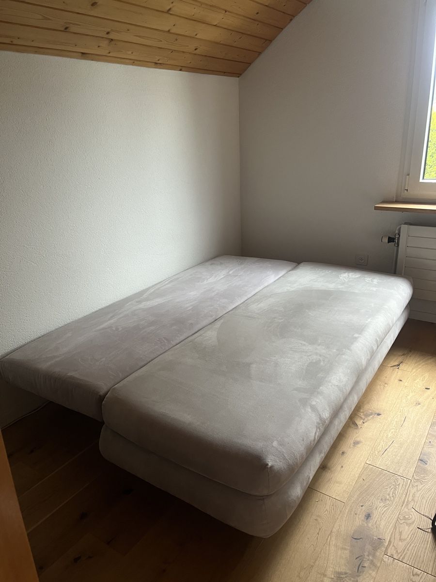 Divani: Hellgraues Bettsofa sucht neues Zuhause :-) – Usato da Seuzach venduto da sweetchameleon 6