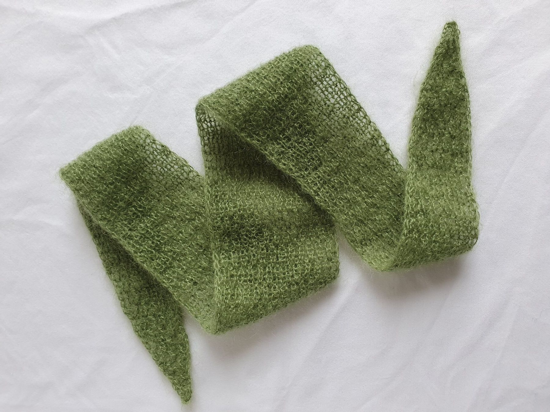 Foulard & Sciarpe: Mini scarf, Strickschal, Handgestrickt, Unikat, Geschenk – Nuovo e nell'imballaggio originale da Neunkirch venduto da Sandramay 1