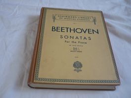 Notenbuch for the Piano Beethoven Sonatas Schirmers Library
