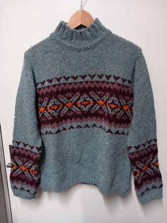 Hess Natur Wollpullover Damen Gr. 38/40, 100% Schurwolle