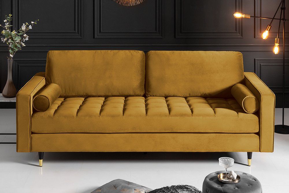 Sofas: Samt Sofa 225cm / Neu orginalverpackt – Neuf avec emballage d'origine à Schwerzenbach par Mixi2018 1