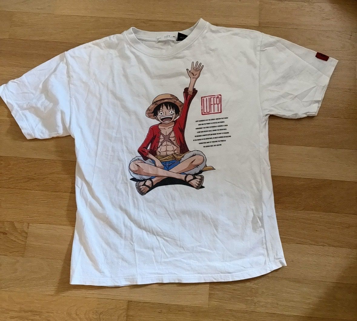 Zara Camicie, T-shirt & Polo: T-shirt blanc Luffy One Piece – Usato da la tour de peilz venduto da kididoux